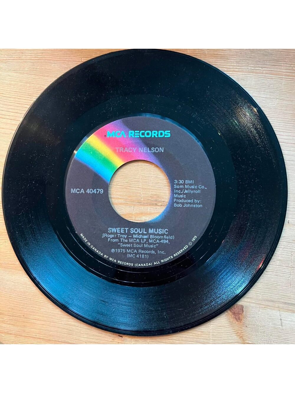 Tracy Nelson - Sweet Soul Music/Nothing I can't Handle 45rpm VG+ R11